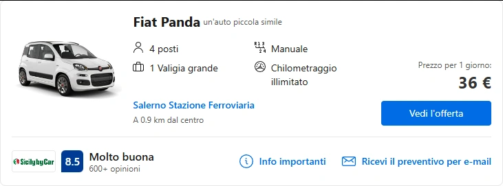 Autonoleggio Agropoli Fly Auto: Noleggio di auto a Agropoli 7