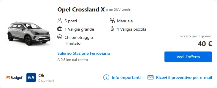 Autonoleggio Agropoli Fly Auto: Noleggio di auto a Agropoli 10