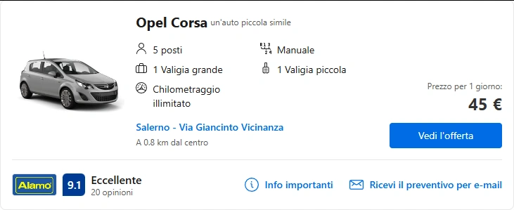 Autonoleggio Agropoli Fly Auto: Noleggio di auto a Agropoli 27