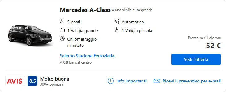 Salerno Noleggiami: Noleggio di auto a Salerno 18