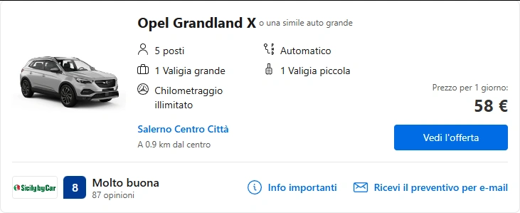 Salerno Noleggiami: Noleggio di auto a Salerno 35