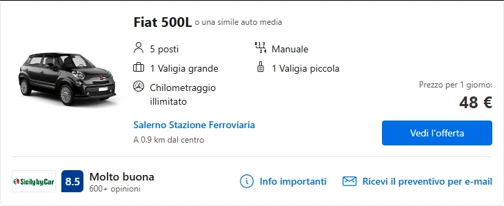 Salerno Noleggiami: Noleggio di auto a Salerno 40